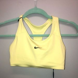 Nike NWT yellow sports bra